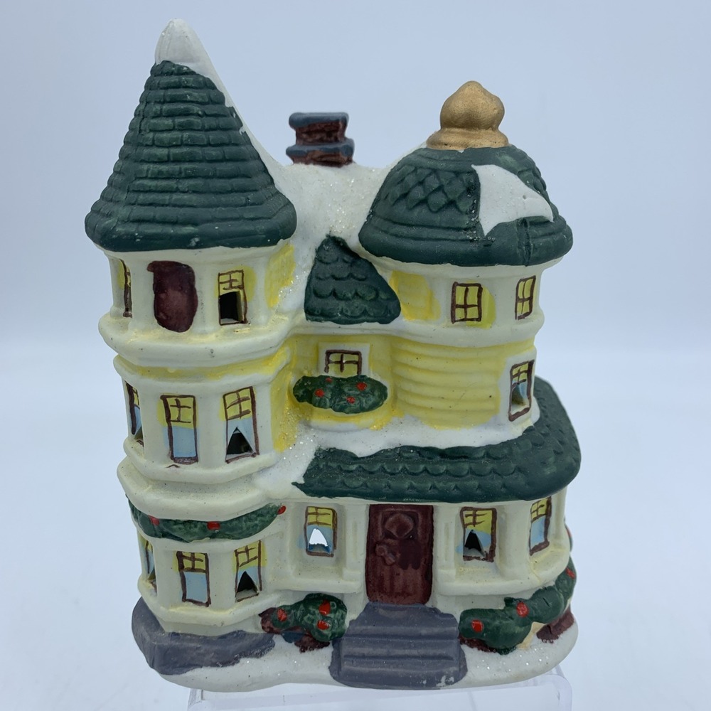 Vintage 2001 Cobblestone Corners Christmas Village The‎ Cox House Dollar Tree